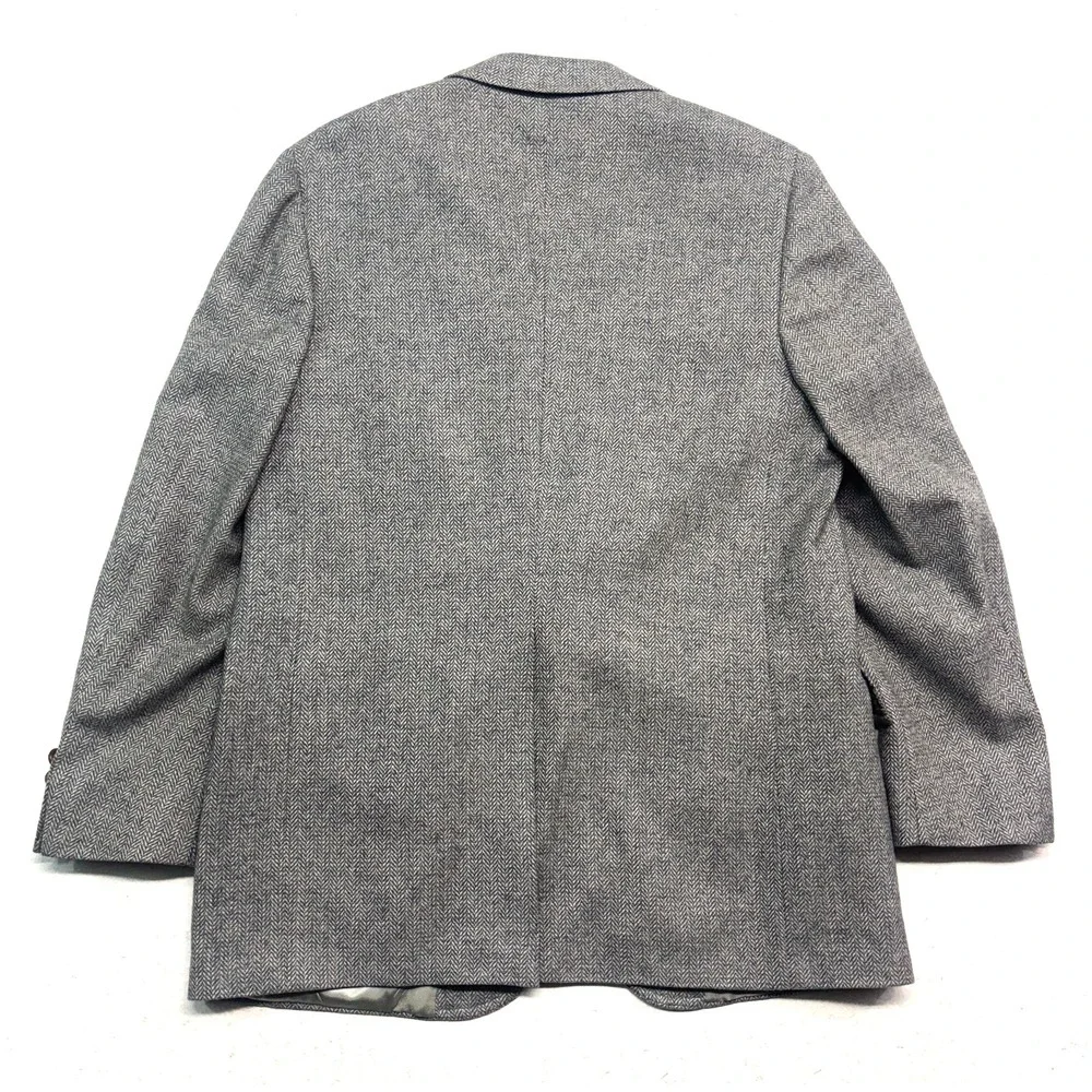 vtg Donald‎ Brooks 40R Herringbone Camel Hair Tweed Blazer Jacket Sport Coat USA